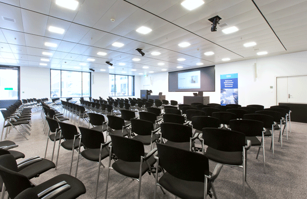 Raum Auditorium im IBM Client Center im IBM Hauptgebäude