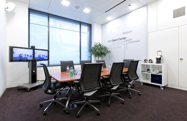 Raum Watson im IBM Client Center im IBM Hauptgebäude